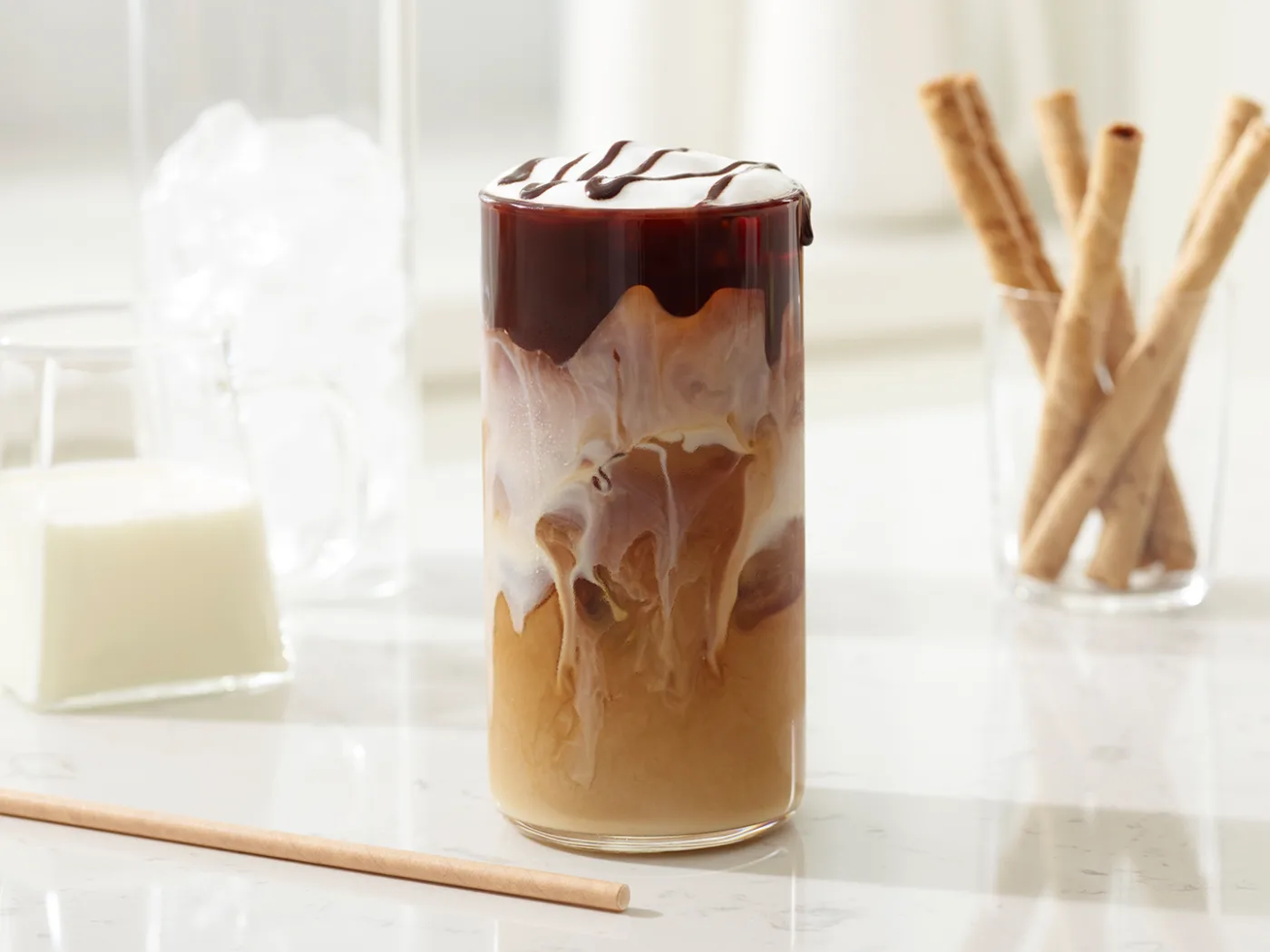 Çikolata Soslu Soğuk Latte